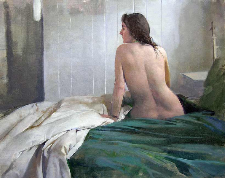 Burton Silverman Morning Nude
