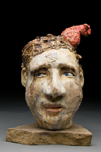figurative ceramic sculpture heads