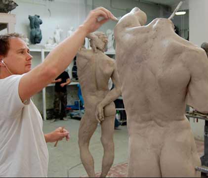 figurative art education, figurative painting course, figure sculpture education