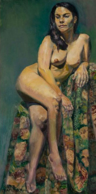 Arye Shapiro, figurative painting, figure painting, figurative fine art, art figuratif, human form, human art, fine art nude painting