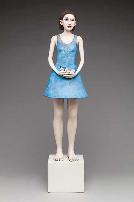 Sara Lisch, abstract figurative ceramics, ceramic figure sculpture, figurative fine art ceramic sculpture, art figuratif, human form, human art