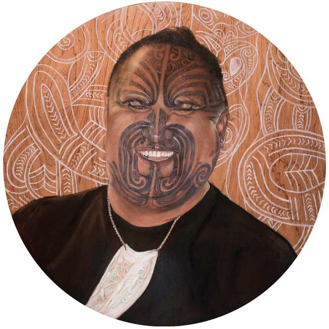portrait of Maori man